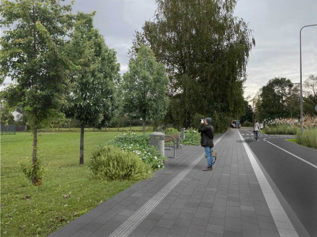 Velosipēdu ceļš Rīga - Ķekava (Mūkusalas iela, Ziepniekkalna iela) - Bike path - visualization