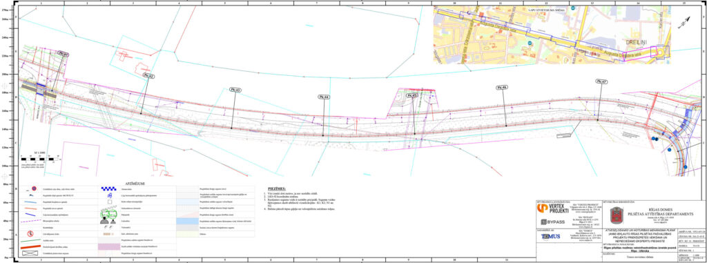 Velosipēdu ceļš Rīga - Ulbroka (Augusta Deglava iela) - Jalgrattatee - visuaalne