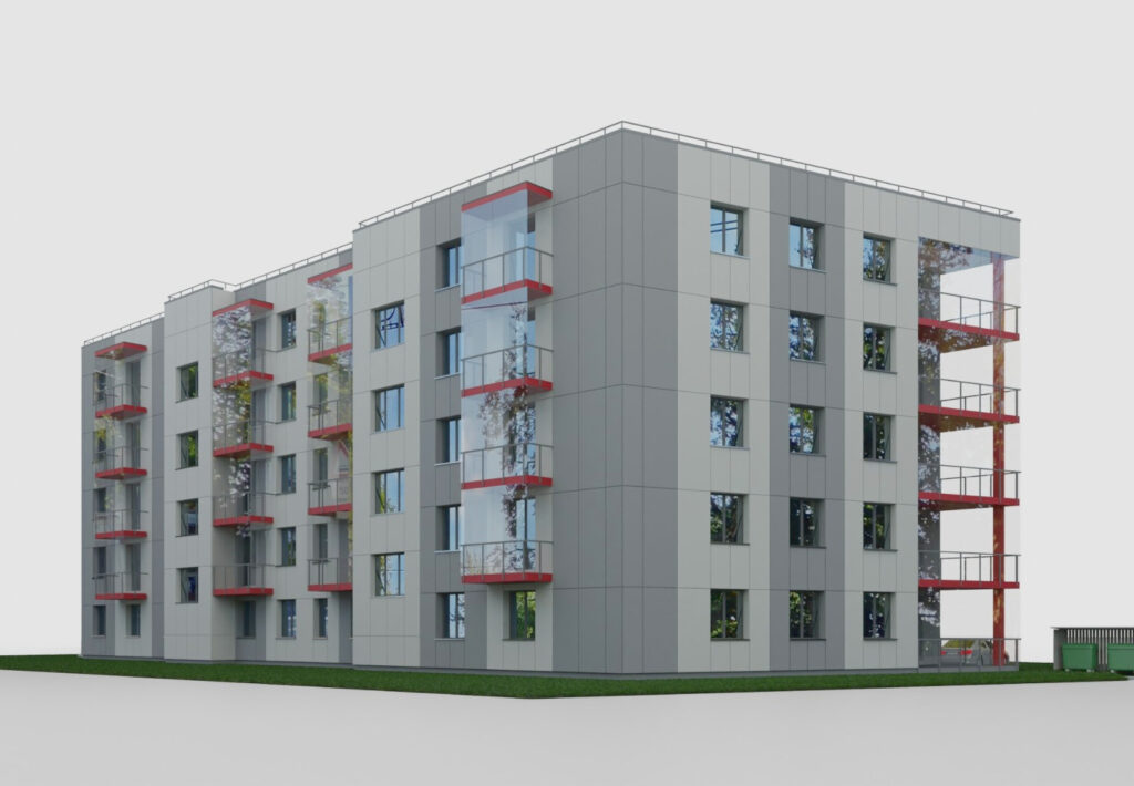 Ropažu iela 99 (Ropažu iela 99) - Multi apartment - visualization