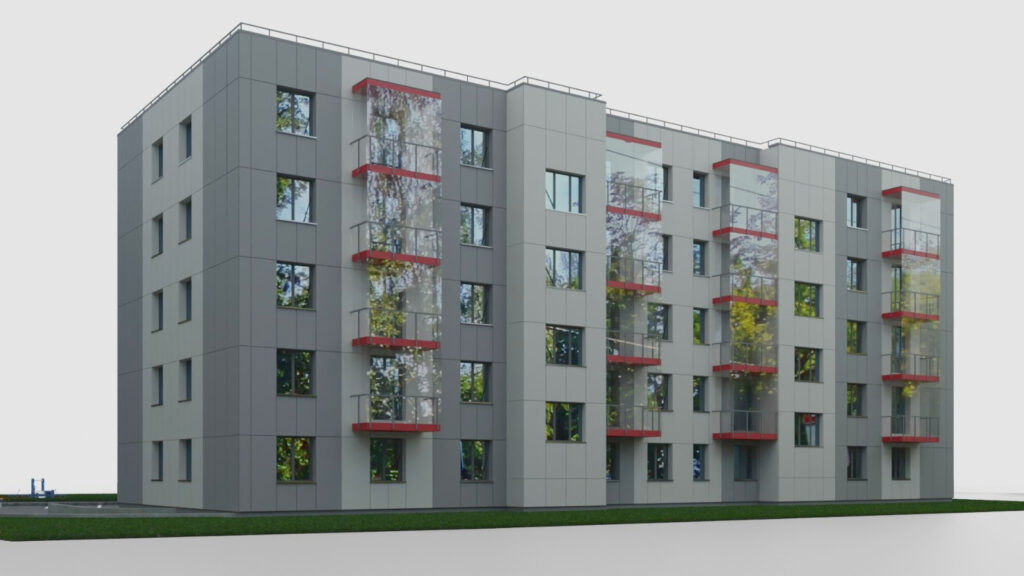 Ropažu iela 99 (Ropažu iela 99) - Multi apartment - visualization
