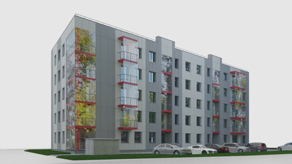 Ropažu iela 99 (Ropažu iela 99) - Multi apartment - visualization