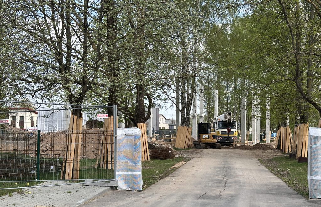 Kauno Tirkliškių Mokykla-Darželis (Dvarų g. 49) - Early education, Primary and secondary education - construction photos