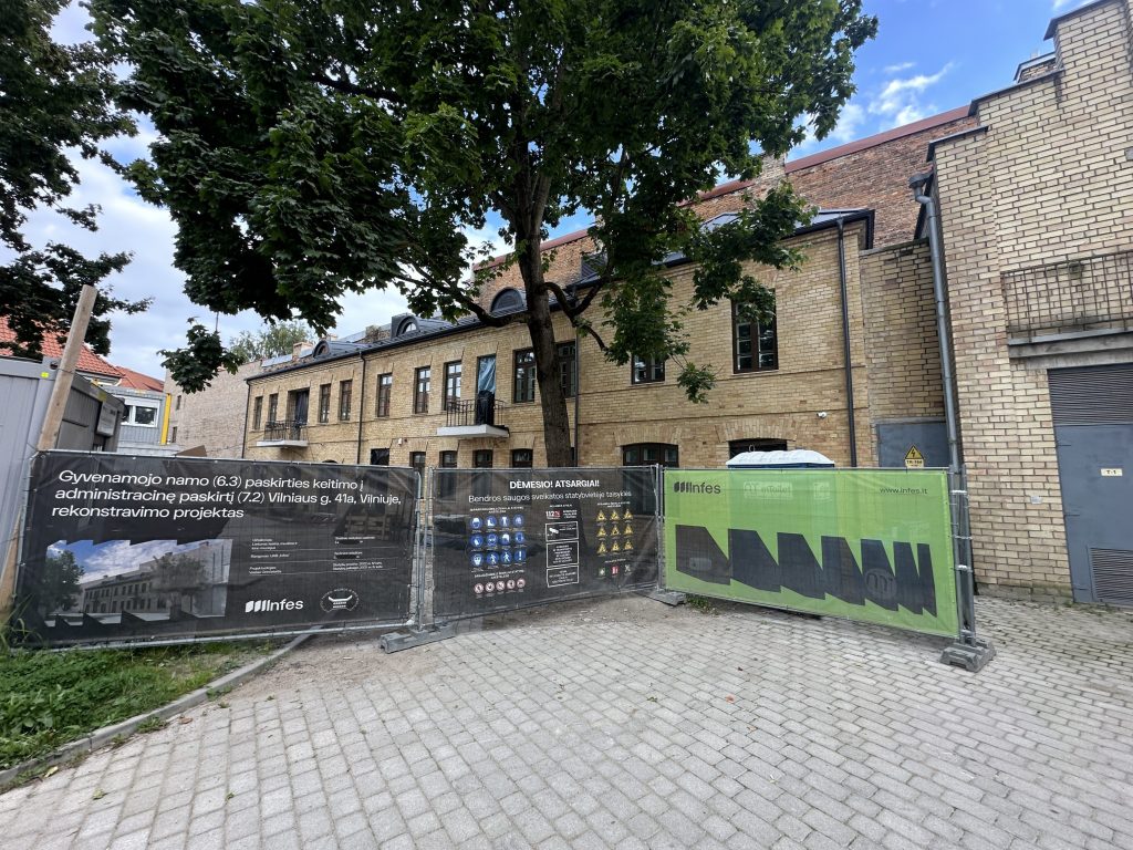 Lietuvos teatro, muzikos ir kino muziejus Vilniaus g. 41A (Vilniaus g. 41A) - Museum - construction photos