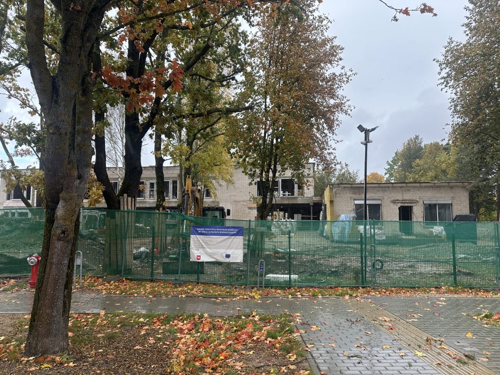 Kauno Tirkiliškių mokykla - darželis (M. Yčo g. 2) - Pirmsskolas izglītība, Pamata vai vidējā izglītība - būvdarbu attēli