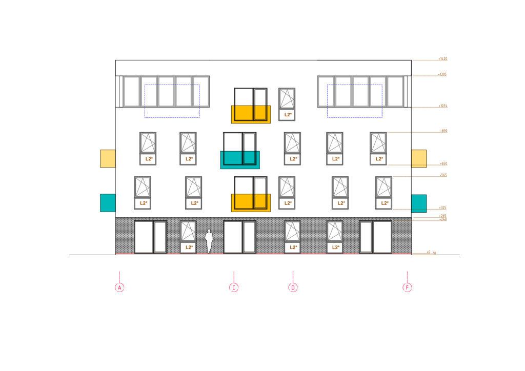 Tolminkiemio butai 2 etapas (Tolminkiemio g. 13) - Multi apartment - visualization