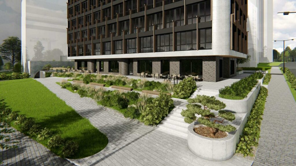 Viršuliškių skg. 48 (Viršuliškių skg. 48) - Office center - visualization