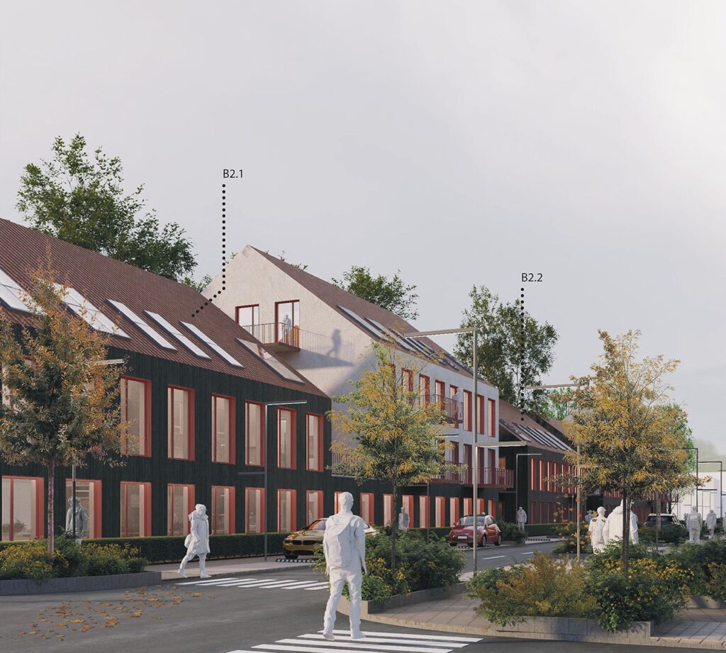 Launagiai 1 rajonas (Petro Joniko g., Žadiškių g., Dieveniškių g.) - Multi apartment - visualization