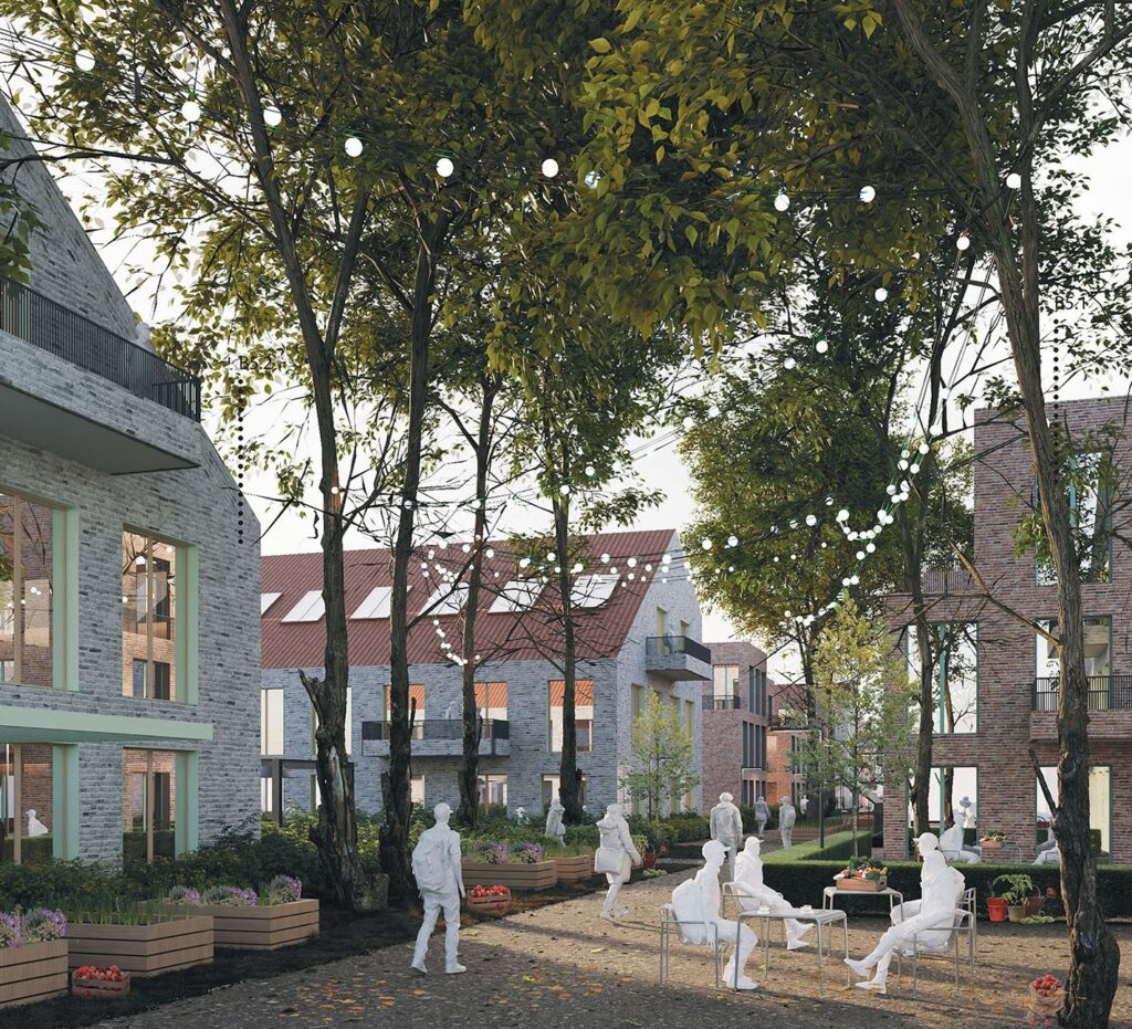 Launagiai 1 rajonas (Petro Joniko g., Žadiškių g., Dieveniškių g.) - Multi apartment - visualization