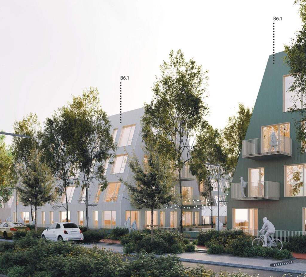 Launagiai 1 rajonas (Petro Joniko g., Žadiškių g., Dieveniškių g.) - Multi apartment - visualization