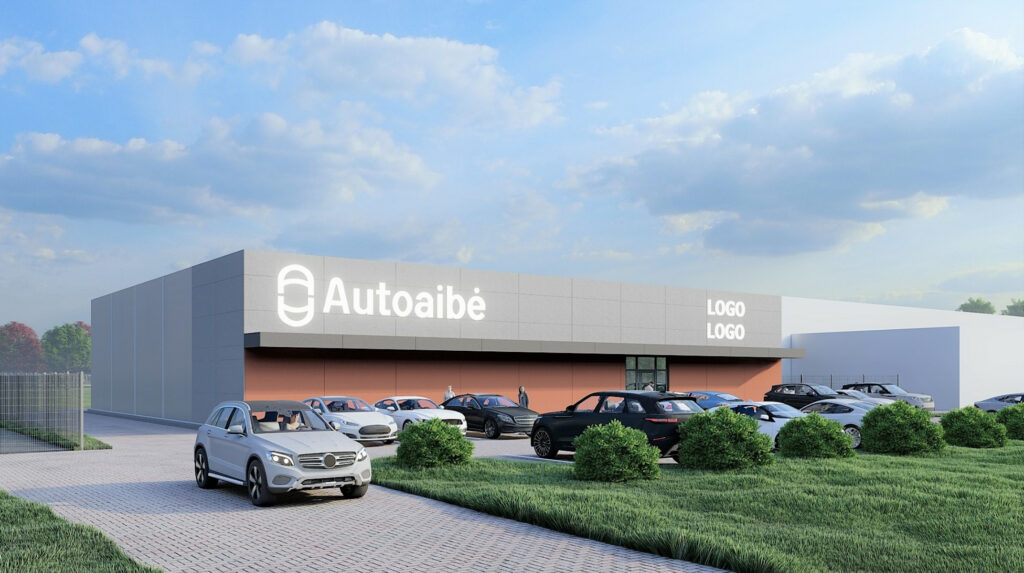 AUTOAIBĖ Garažų g. (Garažų g. 5) - Non-food store - visualization