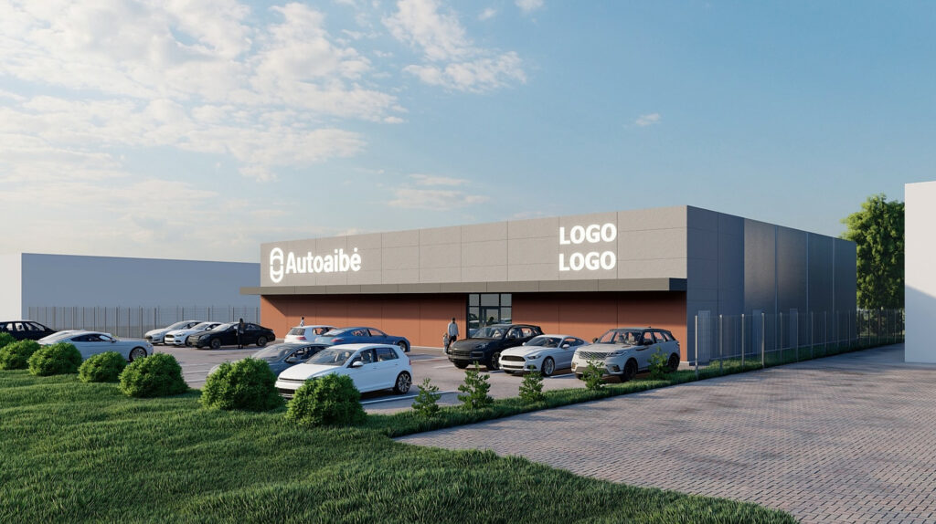 AUTOAIBĖ Garažų g. (Garažų g. 5) - Non-food store - visualization