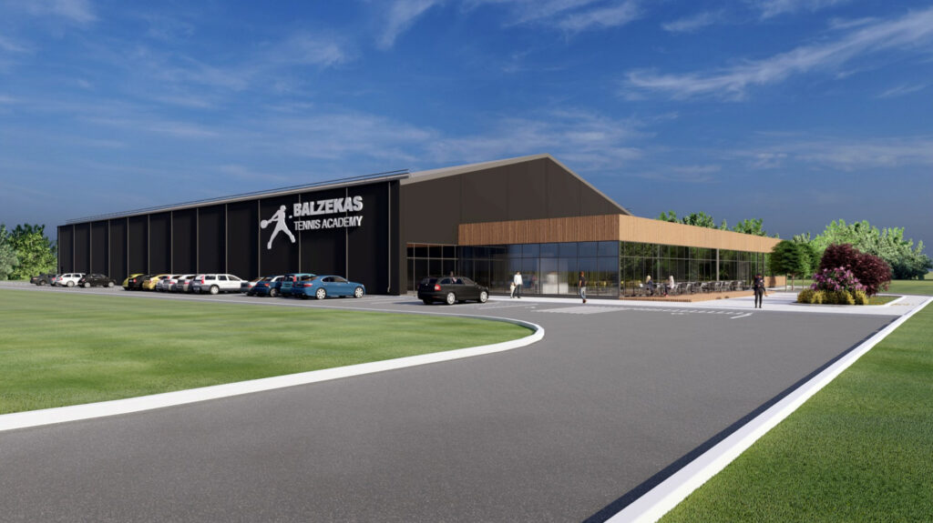 Balzekas Tennis Academy Klaipėda (Arimų g. 3, Gindulių k.) - Sports arena - visualization