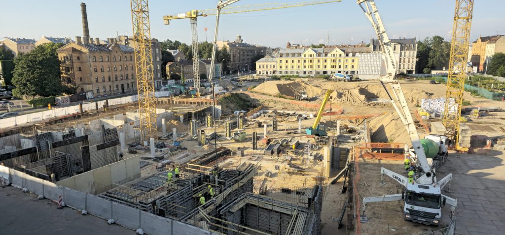 Tērbatas dārzs 1. kārta - Tērbatas iela 78A (Tērbatas iela 78a) - Multi apartment - construction photos