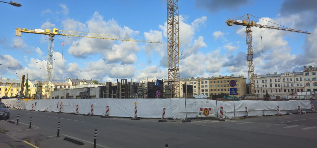 Tērbatas dārzs - 1. kārta - Tērbatas iela 78A (Tērbatas iela 78A) - Daudzdzīvokļu nams - būvdarbu attēli