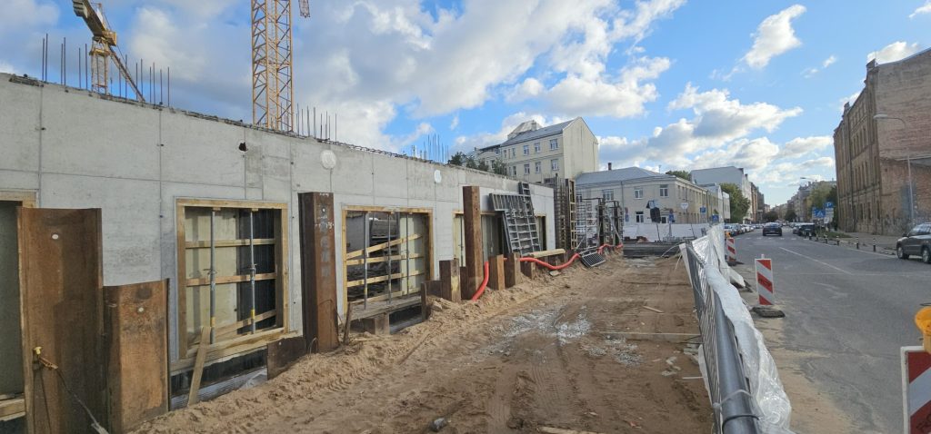 Tērbatas dārzs - 1. kārta - Tērbatas iela 78A (Tērbatas iela 78A) - Daudzdzīvokļu nams - būvdarbu attēli