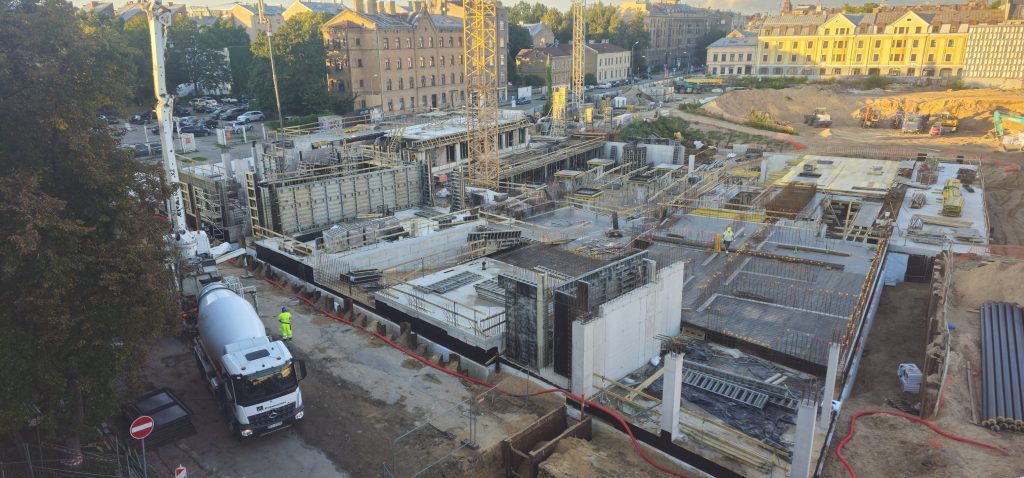 Tērbatas dārzs - 1. kārta - Tērbatas iela 78A (Tērbatas iela 78A) - Daudzdzīvokļu nams - būvdarbu attēli