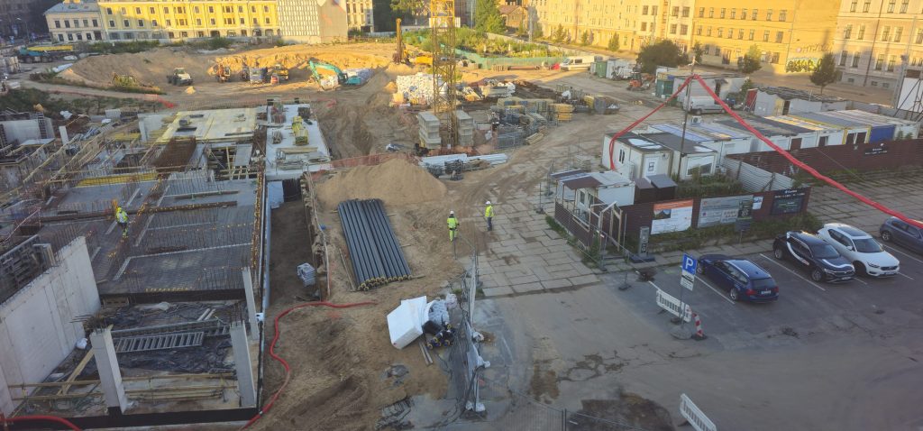 Tērbatas dārzs - 1. kārta - Tērbatas iela 78A (Tērbatas iela 78A) - Daudzdzīvokļu nams - būvdarbu attēli