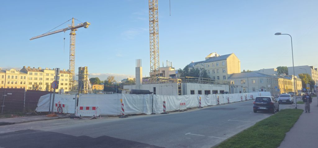 Tērbatas dārzs - 1. kārta - Tērbatas iela 78A (Tērbatas iela 78A) - Daudzdzīvokļu nams - būvdarbu attēli