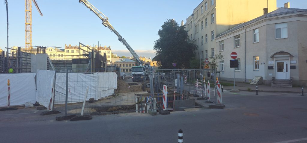 Tērbatas dārzs - 1. kārta - Tērbatas iela 78A (Tērbatas iela 78A) - Daudzdzīvokļu nams - būvdarbu attēli