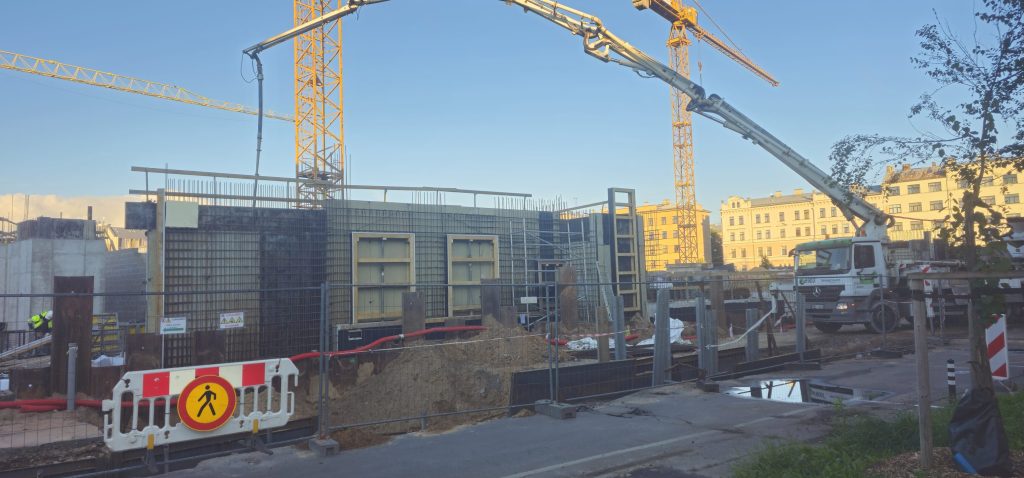 Tērbatas dārzs - 1. kārta - Tērbatas iela 78A (Tērbatas iela 78A) - Daudzdzīvokļu nams - būvdarbu attēli