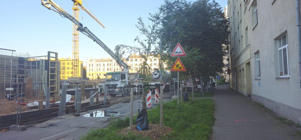 Tērbatas dārzs - 1. kārta - Tērbatas iela 78A (Tērbatas iela 78A) - Daudzdzīvokļu nams - būvdarbu attēli