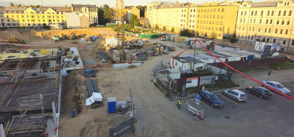 Tērbatas dārzs - 1. kārta - Tērbatas iela 78A (Tērbatas iela 78A) - Daudzdzīvokļu nams - būvdarbu attēli