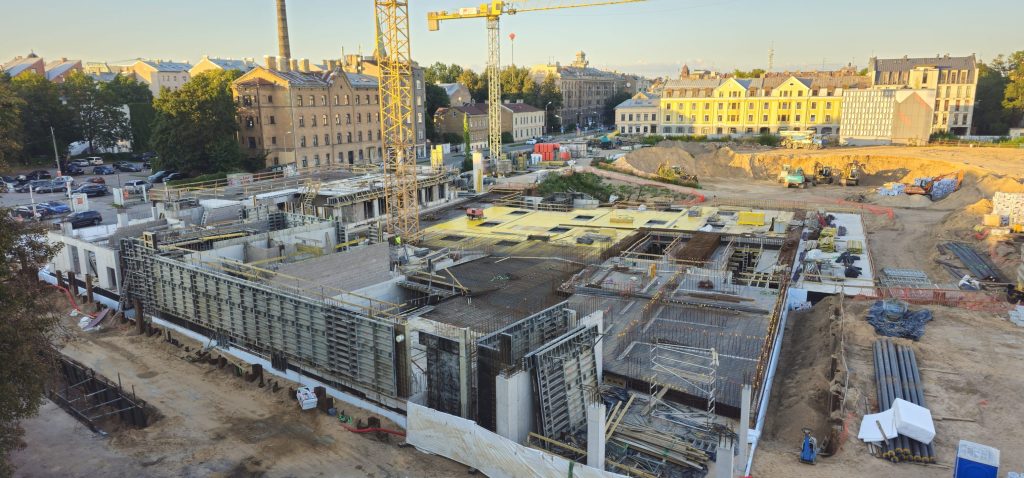 Tērbatas dārzs - 1. kārta - Tērbatas iela 78A (Tērbatas iela 78A) - Daudzdzīvokļu nams - būvdarbu attēli