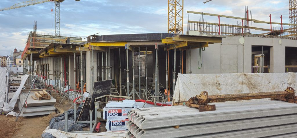 Tērbatas dārzs - 1. kārta - Tērbatas iela 78A (Tērbatas iela 78A) - Daudzdzīvokļu nams - būvdarbu attēli