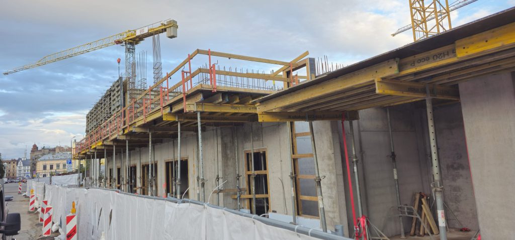 Tērbatas dārzs - 1. kārta - Tērbatas iela 78A (Tērbatas iela 78A) - Daudzdzīvokļu nams - būvdarbu attēli