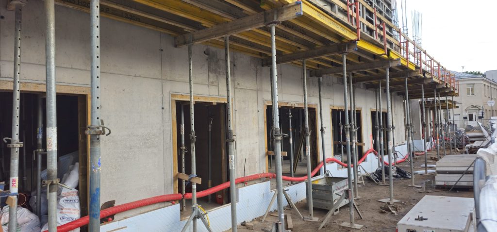 Tērbatas dārzs - 1. kārta - Tērbatas iela 78A (Tērbatas iela 78A) - Daudzdzīvokļu nams - būvdarbu attēli