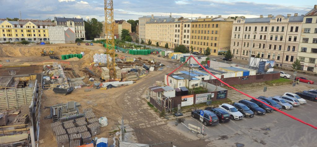 Tērbatas dārzs - 1. kārta - Tērbatas iela 78A (Tērbatas iela 78A) - Daudzdzīvokļu nams - būvdarbu attēli