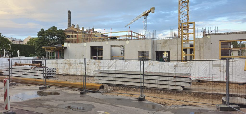 Tērbatas dārzs - 1. kārta - Tērbatas iela 78A (Tērbatas iela 78A) - Daudzdzīvokļu nams - būvdarbu attēli