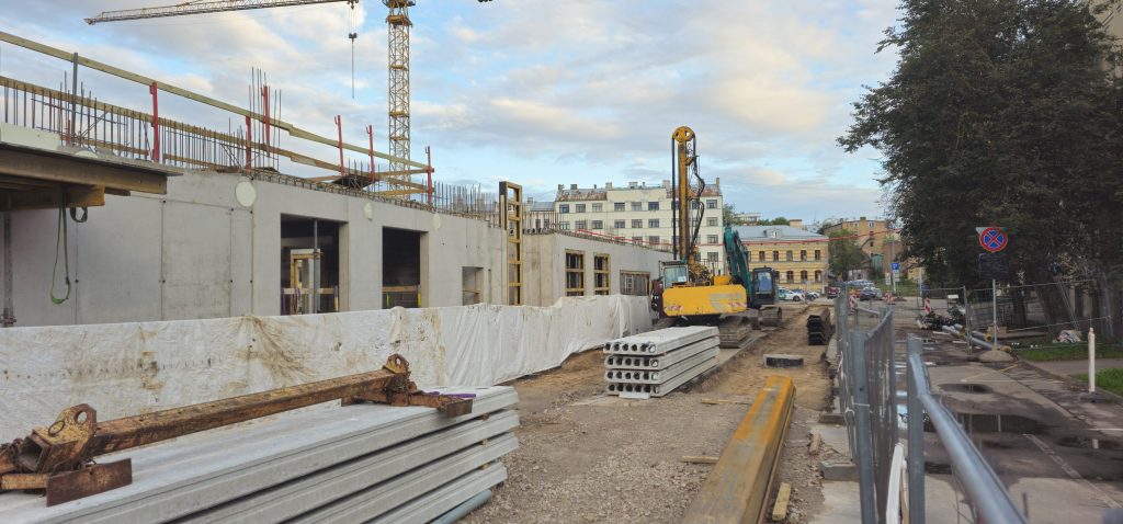 Tērbatas dārzs - 1. kārta - Tērbatas iela 78A (Tērbatas iela 78A) - Daudzdzīvokļu nams - būvdarbu attēli