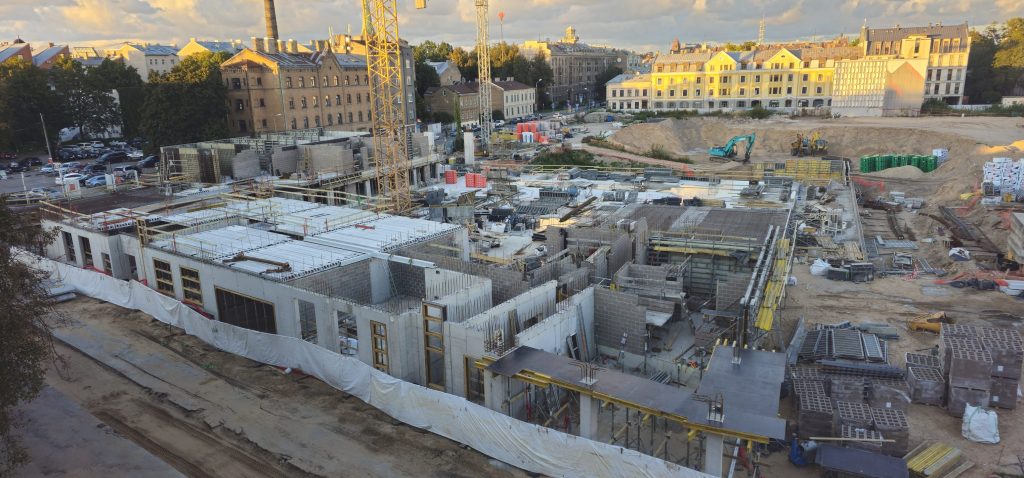 Tērbatas dārzs - 1. kārta - Tērbatas iela 78A (Tērbatas iela 78A) - Daudzdzīvokļu nams - būvdarbu attēli