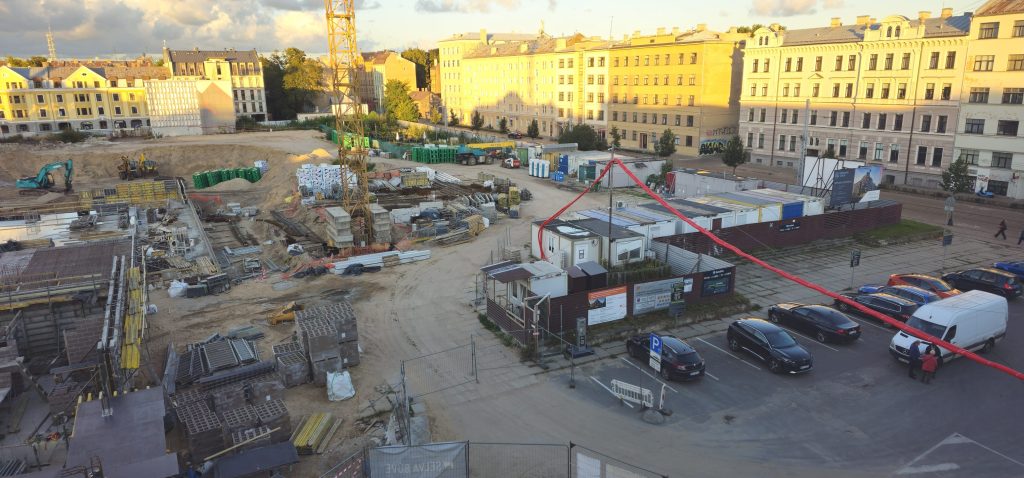 Tērbatas dārzs - 1. kārta - Tērbatas iela 78A (Tērbatas iela 78A) - Daudzdzīvokļu nams - būvdarbu attēli