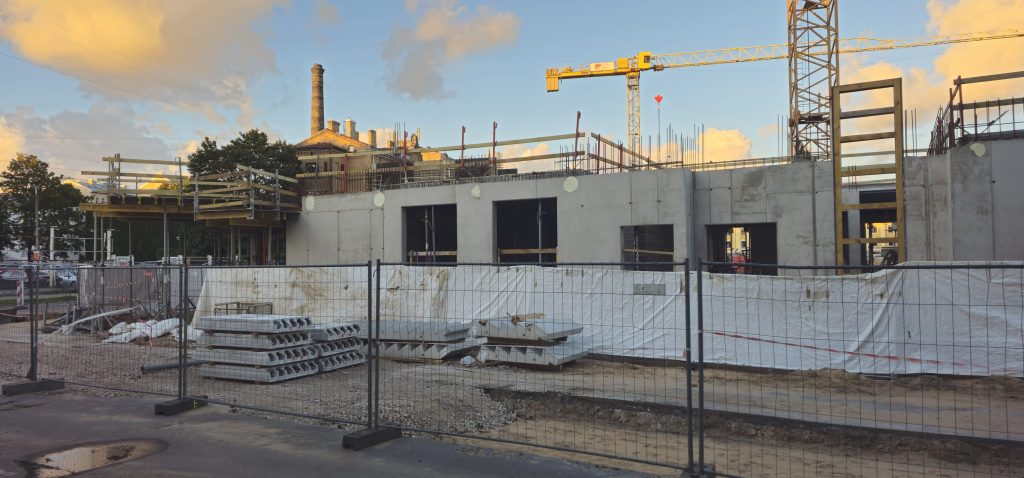 Tērbatas dārzs - 1. kārta - Tērbatas iela 78A (Tērbatas iela 78A) - Daudzdzīvokļu nams - būvdarbu attēli