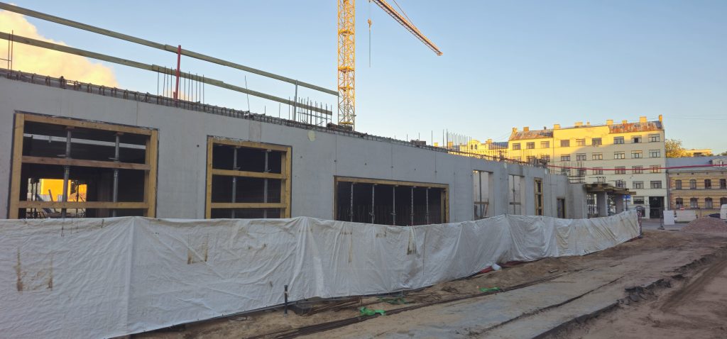 Tērbatas dārzs - 1. kārta - Tērbatas iela 78A (Tērbatas iela 78A) - Daudzdzīvokļu nams - būvdarbu attēli