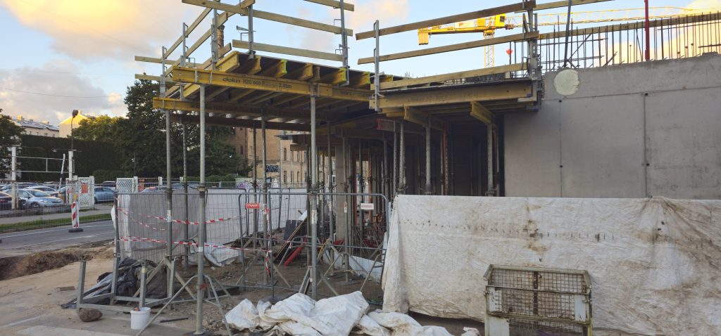 Tērbatas dārzs - 1. kārta - Tērbatas iela 78A (Tērbatas iela 78A) - Daudzdzīvokļu nams - būvdarbu attēli