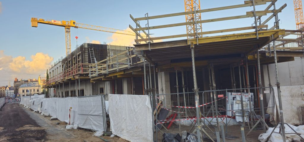 Tērbatas dārzs - 1. kārta - Tērbatas iela 78A (Tērbatas iela 78A) - Daudzdzīvokļu nams - būvdarbu attēli