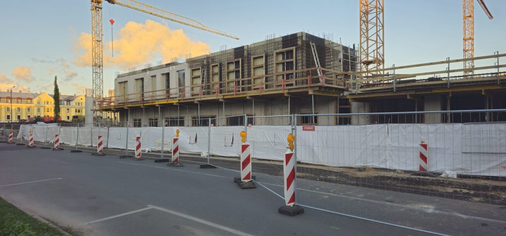 Tērbatas dārzs - 1. kārta - Tērbatas iela 78A (Tērbatas iela 78A) - Daudzdzīvokļu nams - būvdarbu attēli