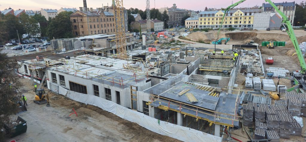 Tērbatas dārzs - 1. kārta - Tērbatas iela 78A (Tērbatas iela 78A) - Daudzdzīvokļu nams - būvdarbu attēli