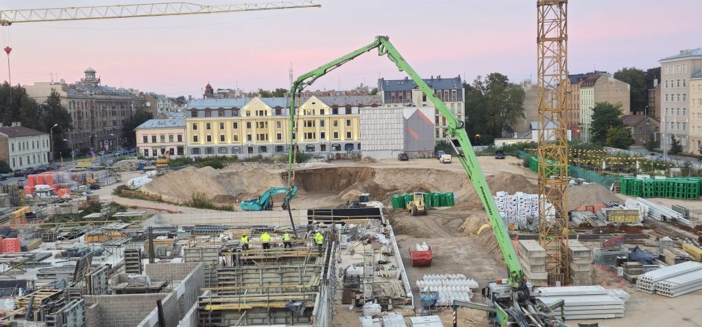 Tērbatas dārzs - 1. kārta - Tērbatas iela 78A (Tērbatas iela 78A) - Daudzdzīvokļu nams - būvdarbu attēli