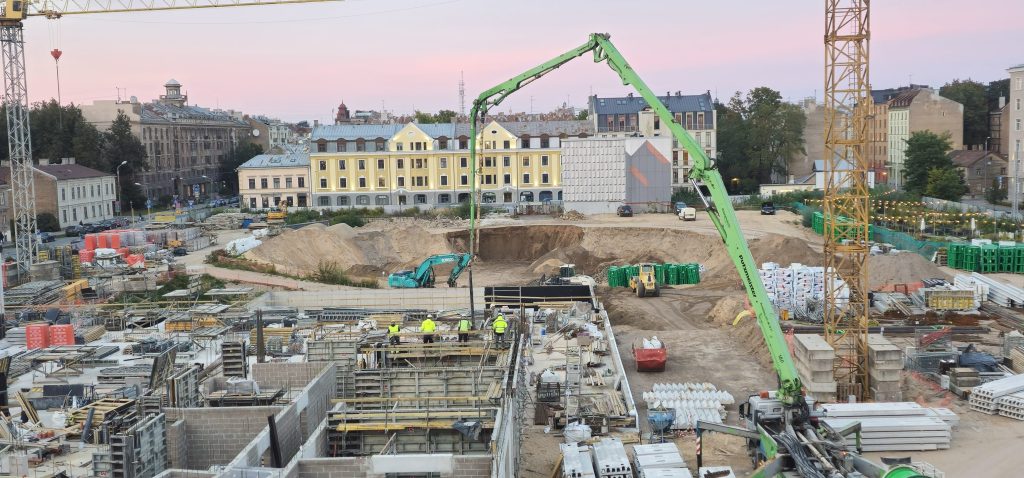 Tērbatas dārzs - 1. kārta - Tērbatas iela 78A (Tērbatas iela 78A) - Daudzdzīvokļu nams - būvdarbu attēli