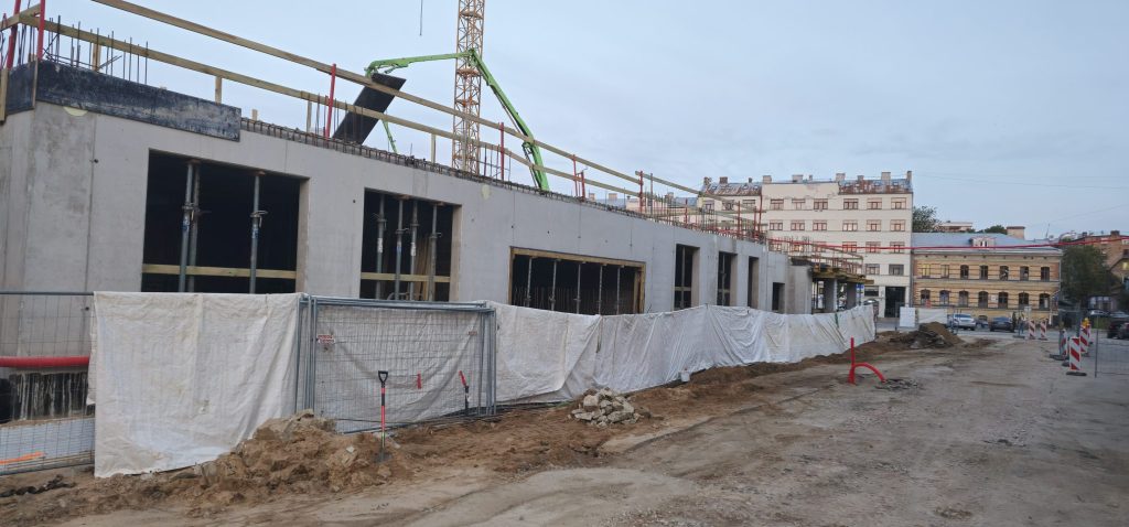 Tērbatas dārzs - 1. kārta - Tērbatas iela 78A (Tērbatas iela 78A) - Daudzdzīvokļu nams - būvdarbu attēli