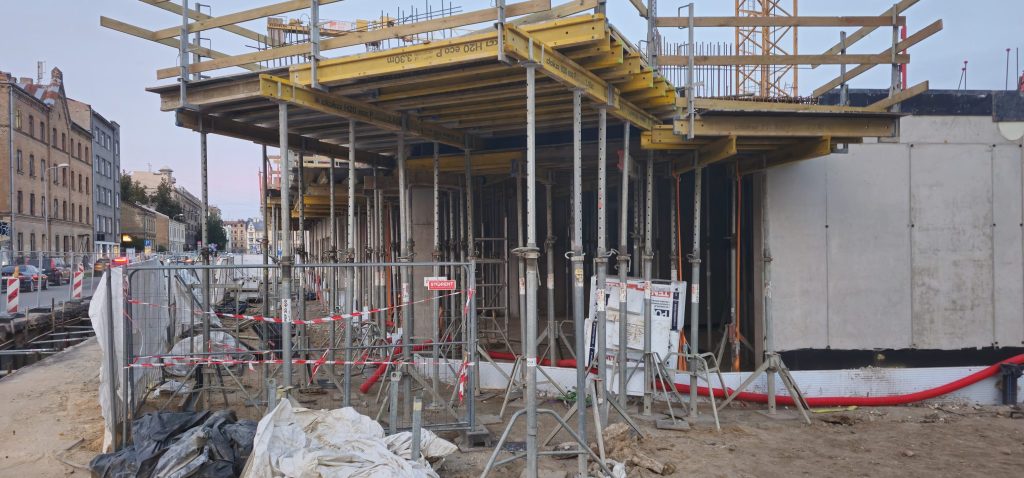 Tērbatas dārzs - 1. kārta - Tērbatas iela 78A (Tērbatas iela 78A) - Daudzdzīvokļu nams - būvdarbu attēli