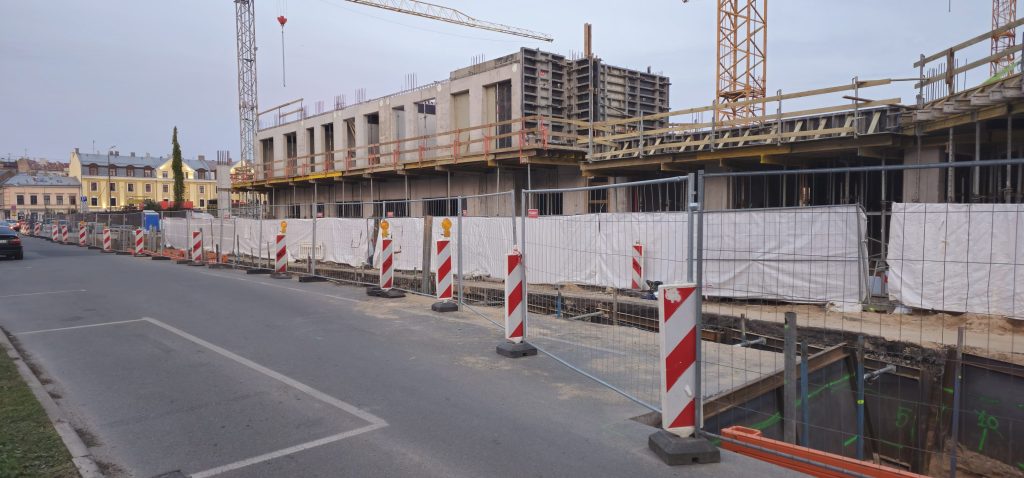 Tērbatas dārzs - 1. kārta - Tērbatas iela 78A (Tērbatas iela 78A) - Daudzdzīvokļu nams - būvdarbu attēli