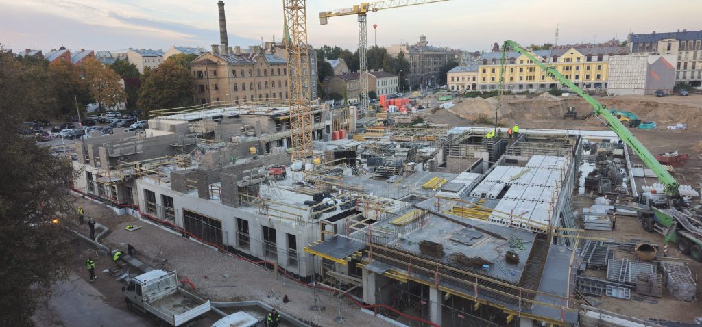 Tērbatas dārzs - 1. kārta - Tērbatas iela 78A (Tērbatas iela 78A) - Daudzdzīvokļu nams - būvdarbu attēli