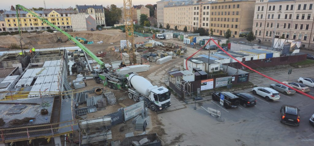 Tērbatas dārzs - 1. kārta - Tērbatas iela 78A (Tērbatas iela 78A) - Daudzdzīvokļu nams - būvdarbu attēli