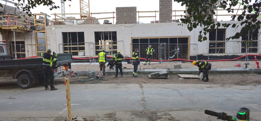 Tērbatas dārzs - 1. kārta - Tērbatas iela 78A (Tērbatas iela 78A) - Daudzdzīvokļu nams - būvdarbu attēli