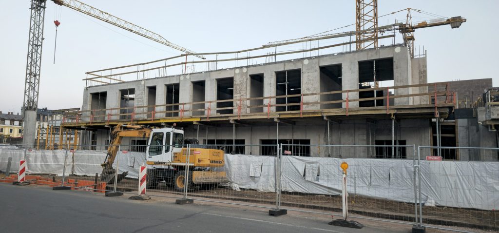 Tērbatas dārzs - 1. kārta - Tērbatas iela 78A (Tērbatas iela 78A) - Daudzdzīvokļu nams - būvdarbu attēli